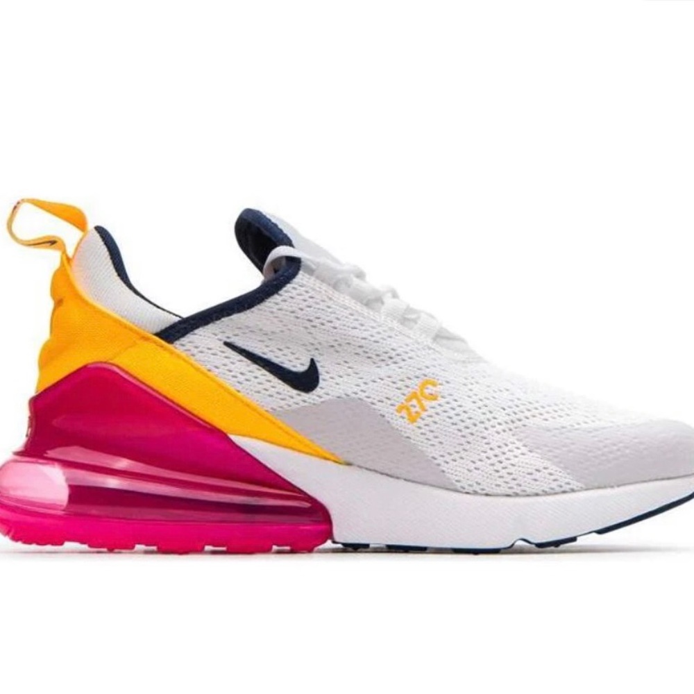 Nike Air Max 270 'Sorbet' White/Laser Fuchsia Women’s Size 6.5